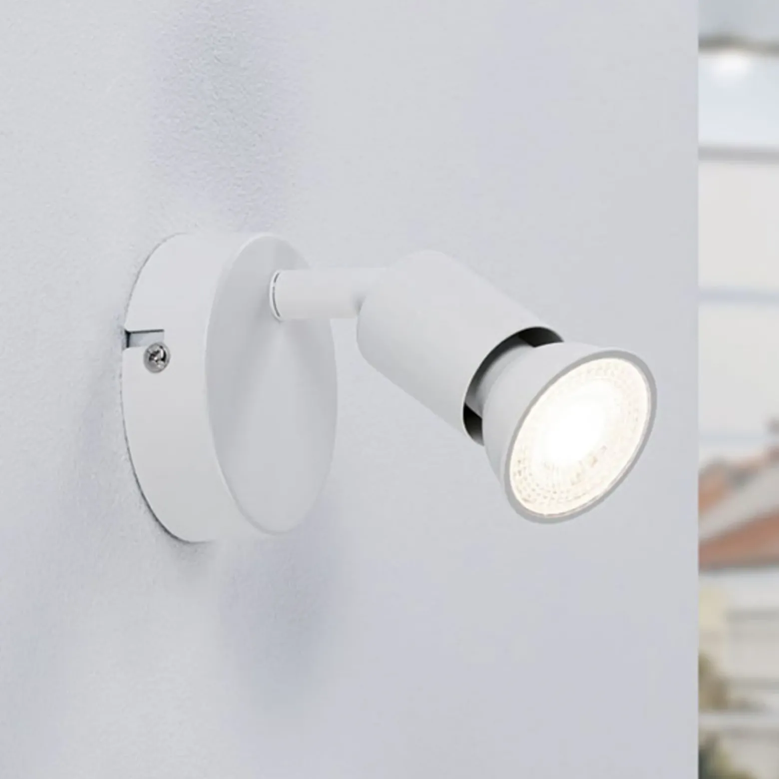 Paulmann Carolina foco de pared blanco, 1 luz