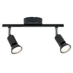 Paulmann Carolina foco de techo, 2 luces IP44