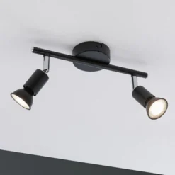 Paulmann Carolina foco de techo, 2 luces IP44