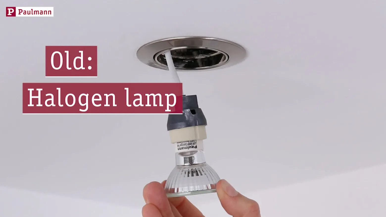 Paulmann Coin Base LED 3 step dim 100° 5W 3.000K