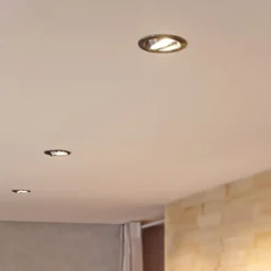 Paulmann Coin Slim empotrado LED cromo dim 3 ud