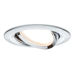 Paulmann Coin Slim empotrado LED cromo dim 3 ud