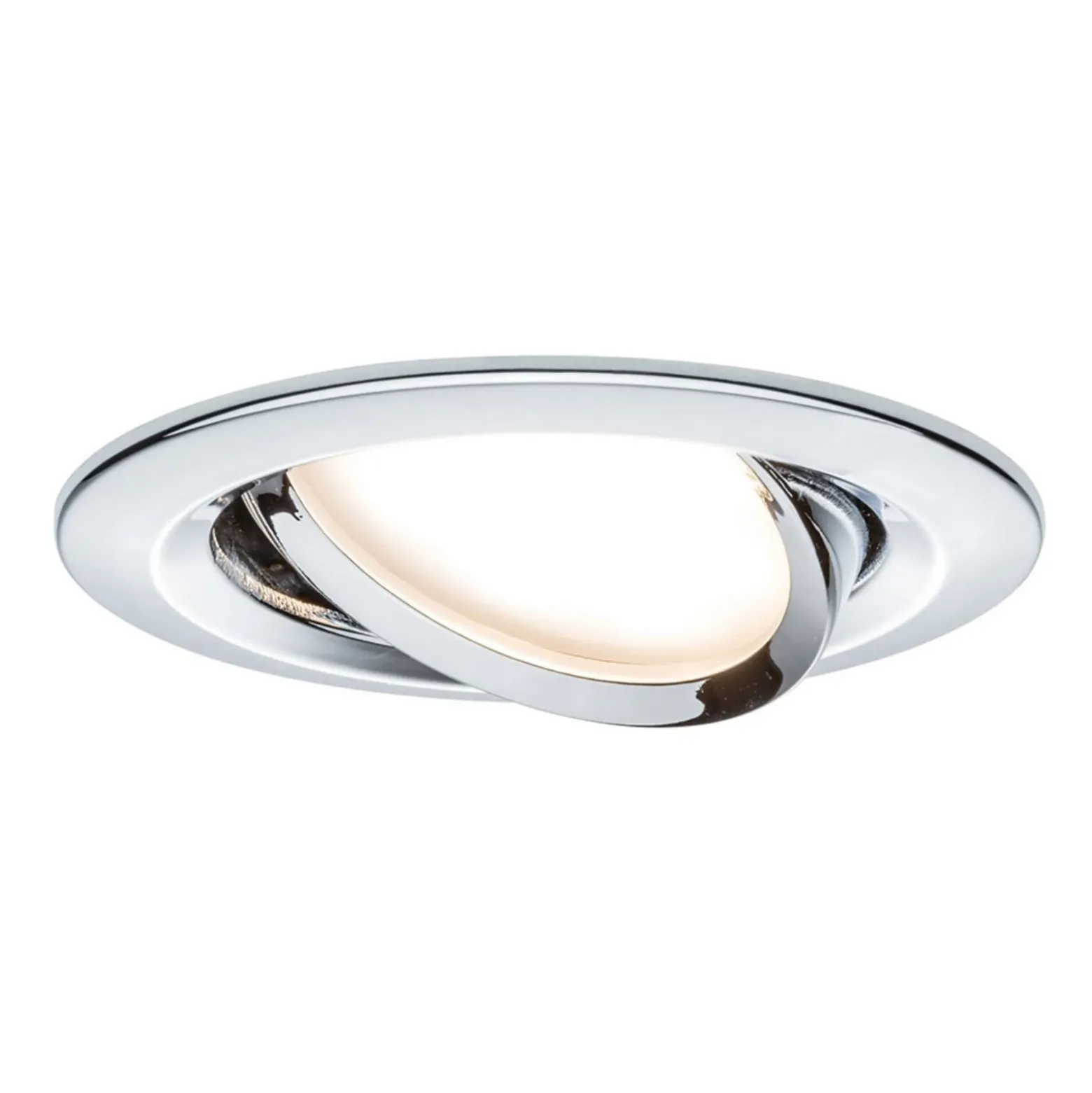 Paulmann Coin Slim empotrado LED cromo dim 3 ud