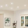 Paulmann Coin Slim empotrado LED 3 ud angular alu