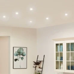 Paulmann Coin Slim empotrado LED 3 ud angular alu