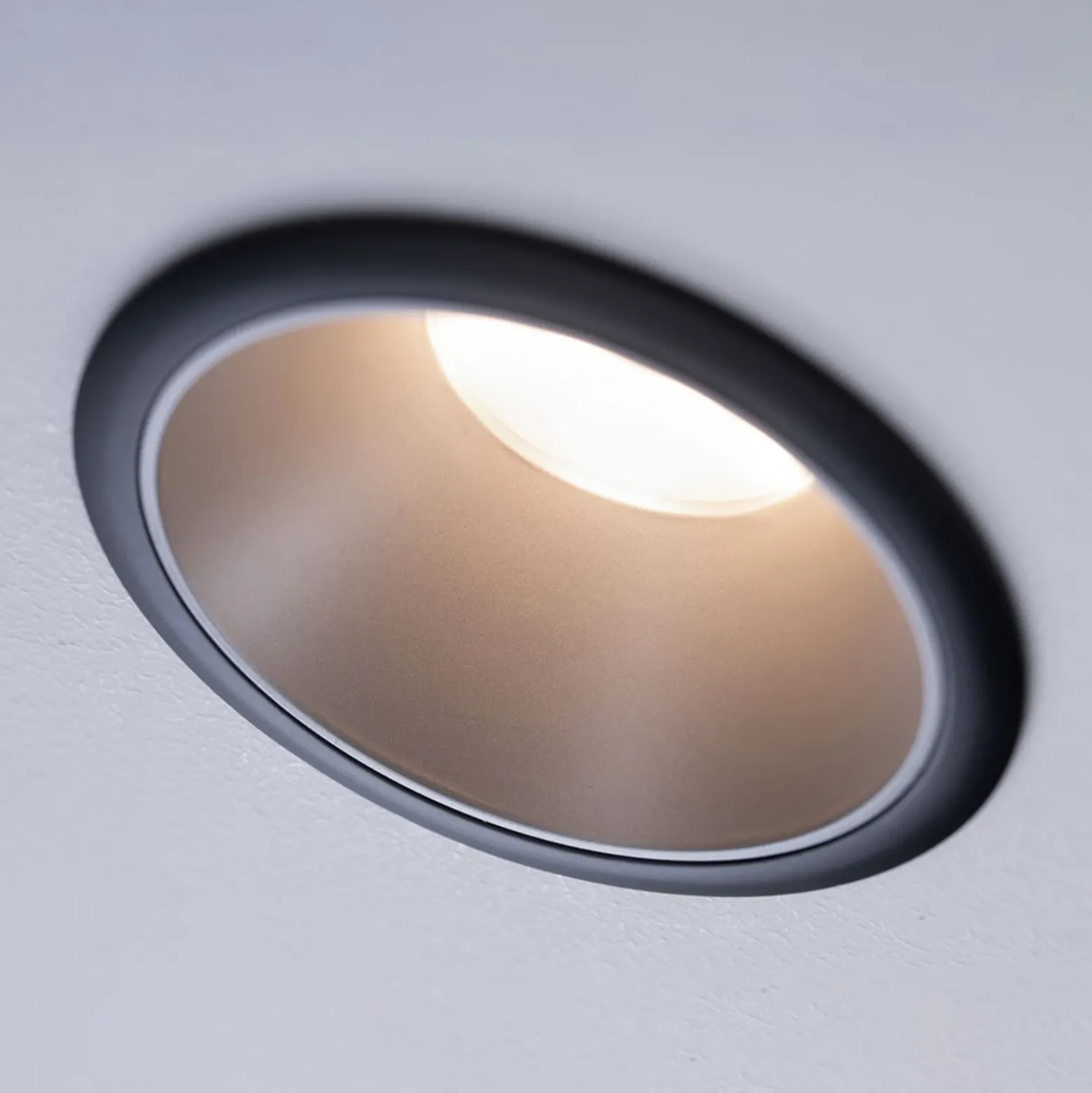 Paulmann Cole foco LED plateado-negro, juego de 3 unidades