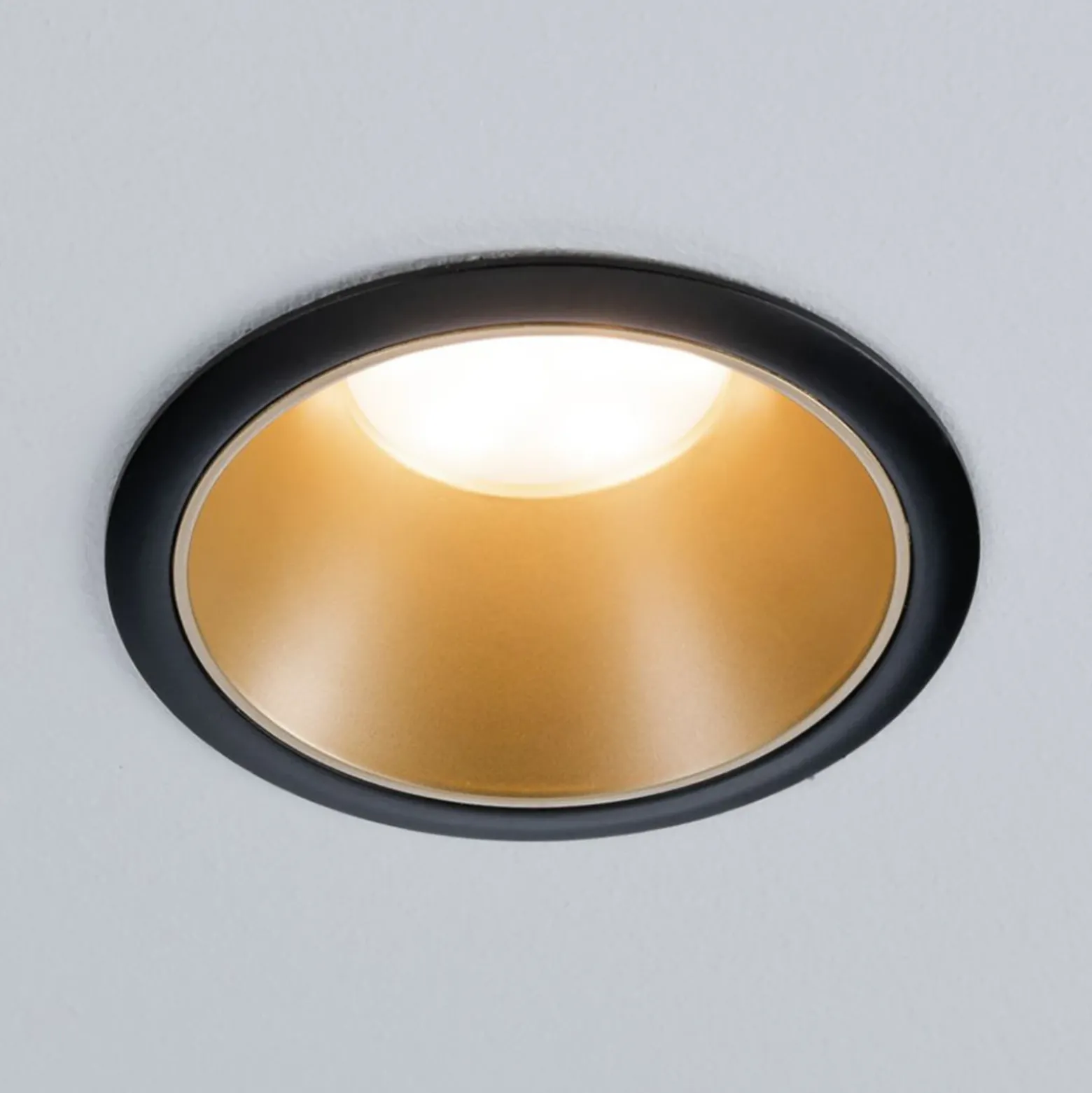 Paulmann Cole spotlight LED, dorado-negro