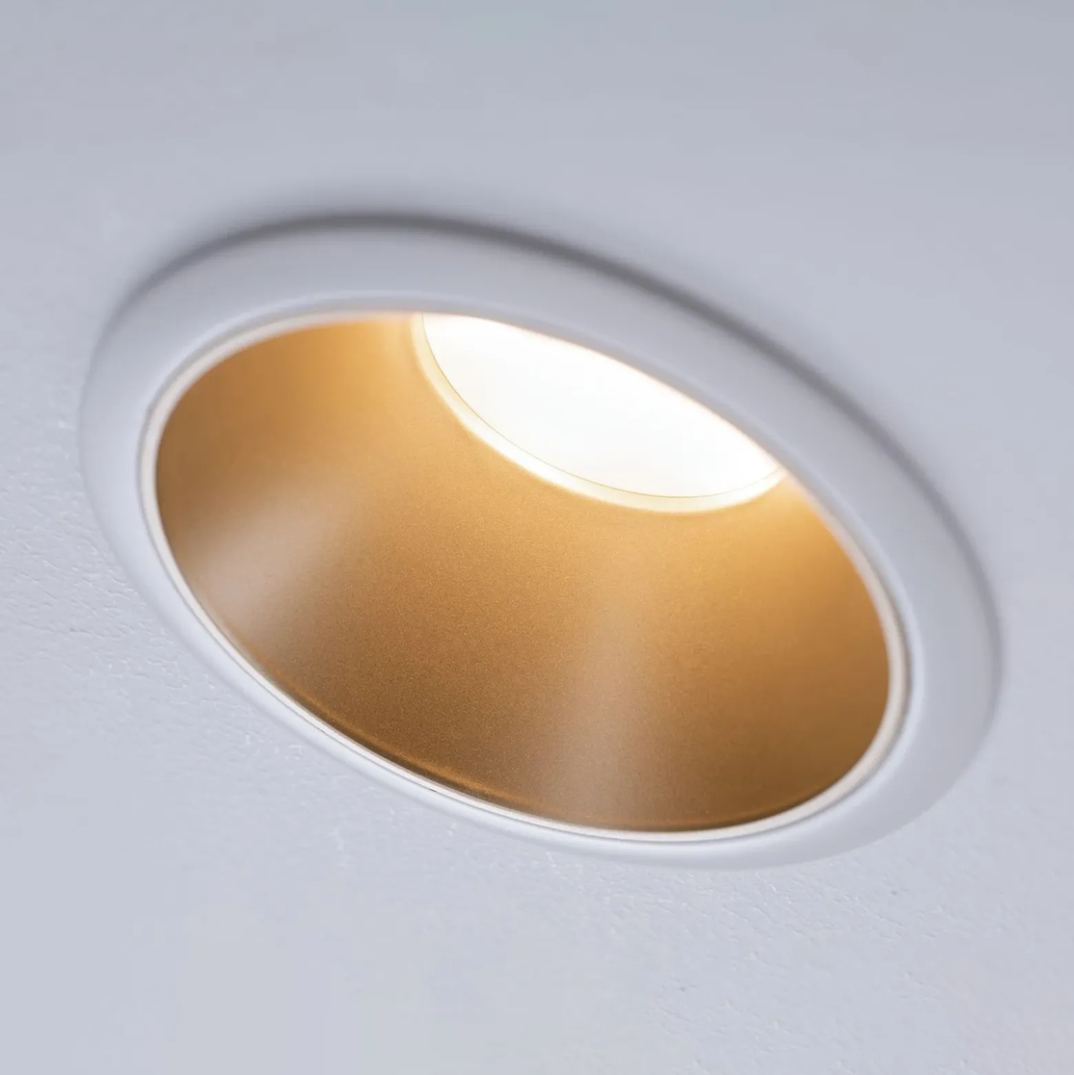 Paulmann Cole spotlight LED, dorado-blanco