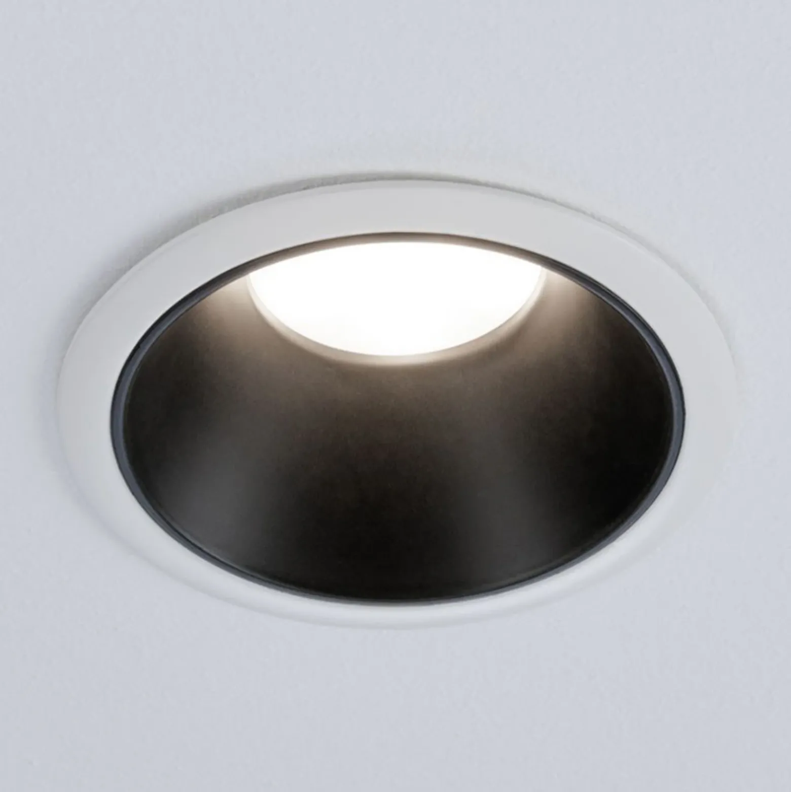 Paulmann Cole spotlight LED, negro-blanco