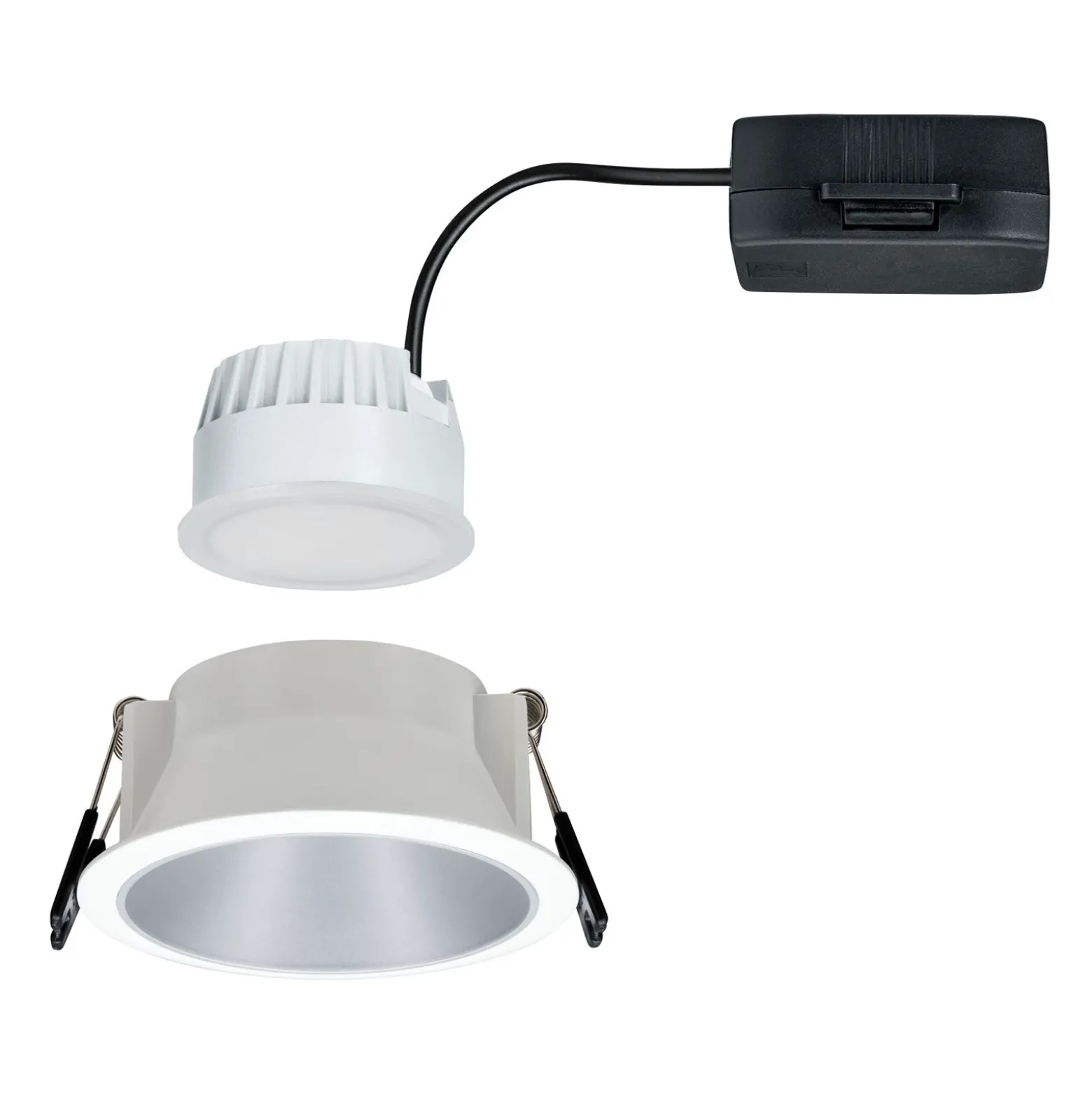 Paulmann Cole spotlight LED, plata-blanco