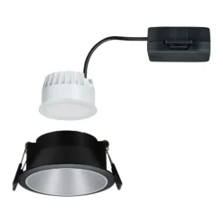 Paulmann Cole spotlight LED, plata-negro