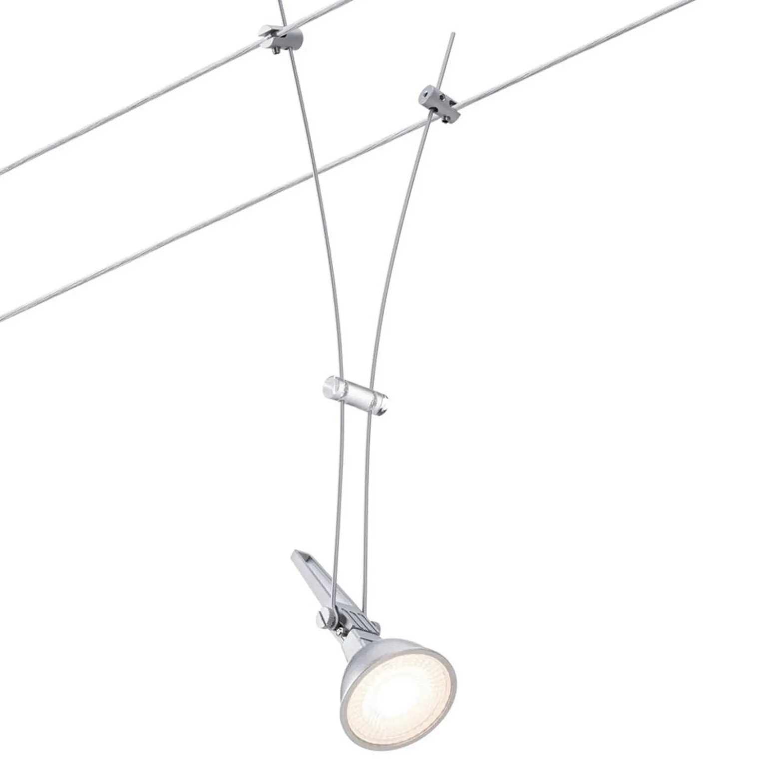 Paulmann Comet foco iluminación sobre cable, cromo