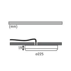 Paulmann Cover it panel LED 4.000 K 22,5cm