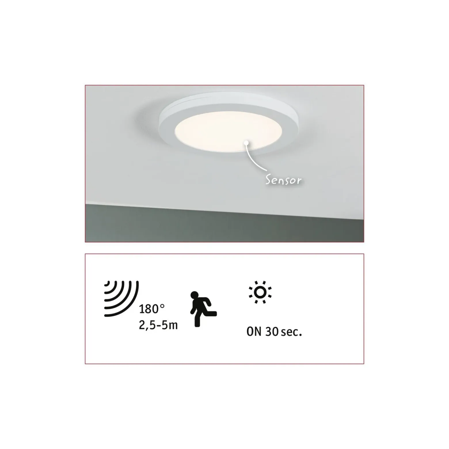 Paulmann Cover it, panel LED sensor 22,5cm