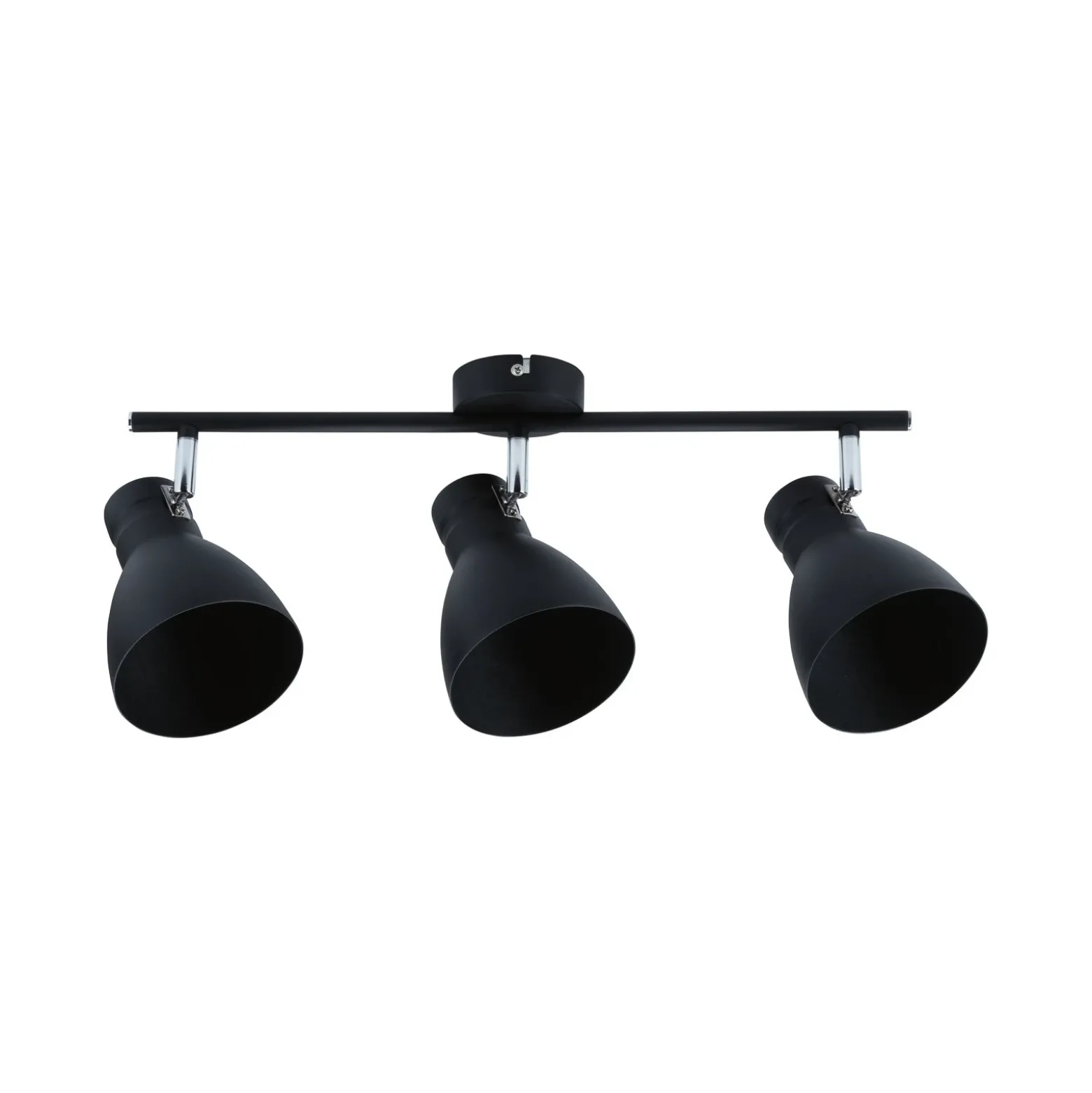 Paulmann Davy plafón, negro, 3 luces