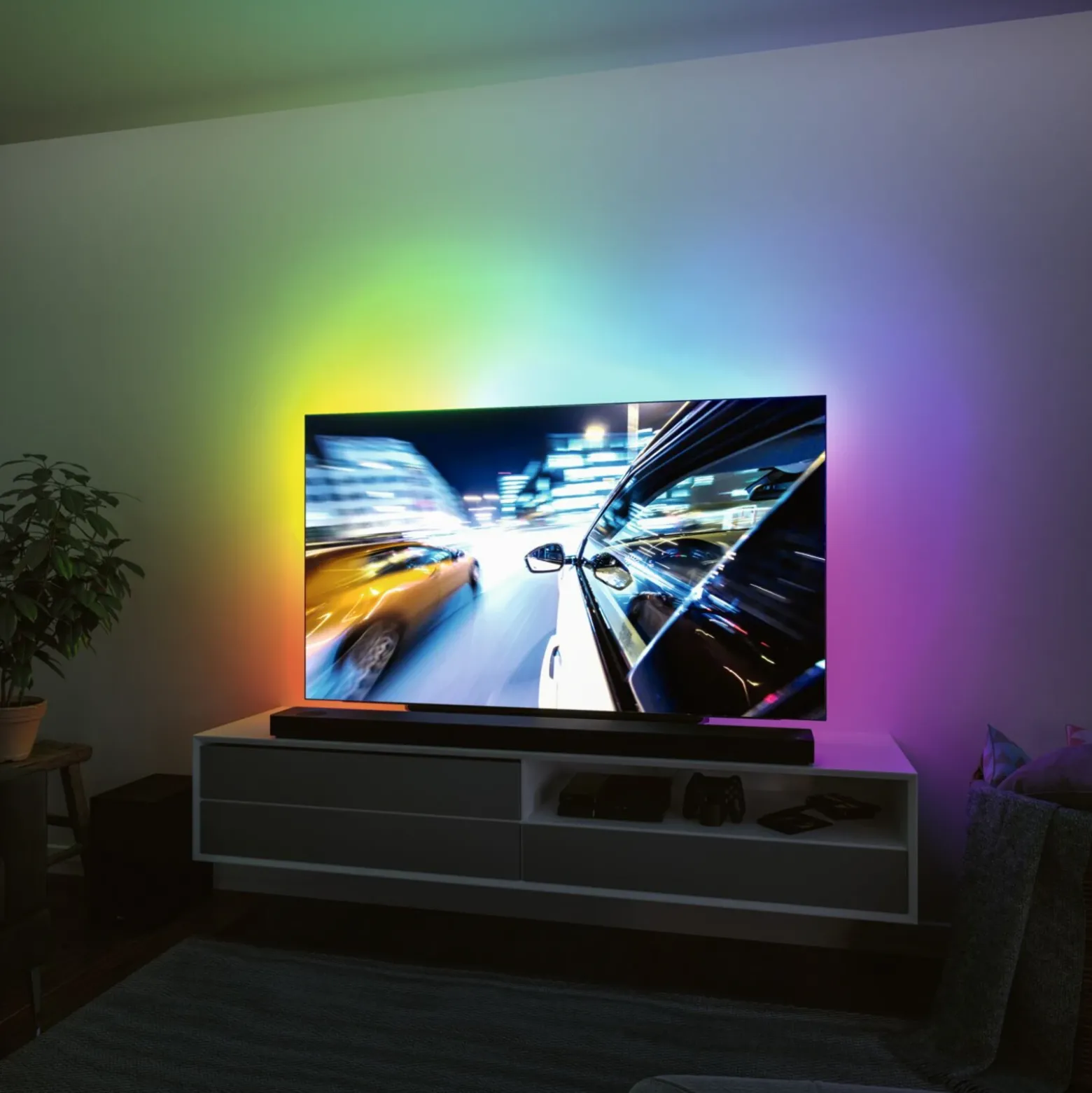 Paulmann EntertainLED LED-Strip RGB Set de TV de 75 pulgadas