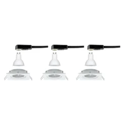 Paulmann 3 focos Nova angular atenuable, blanco