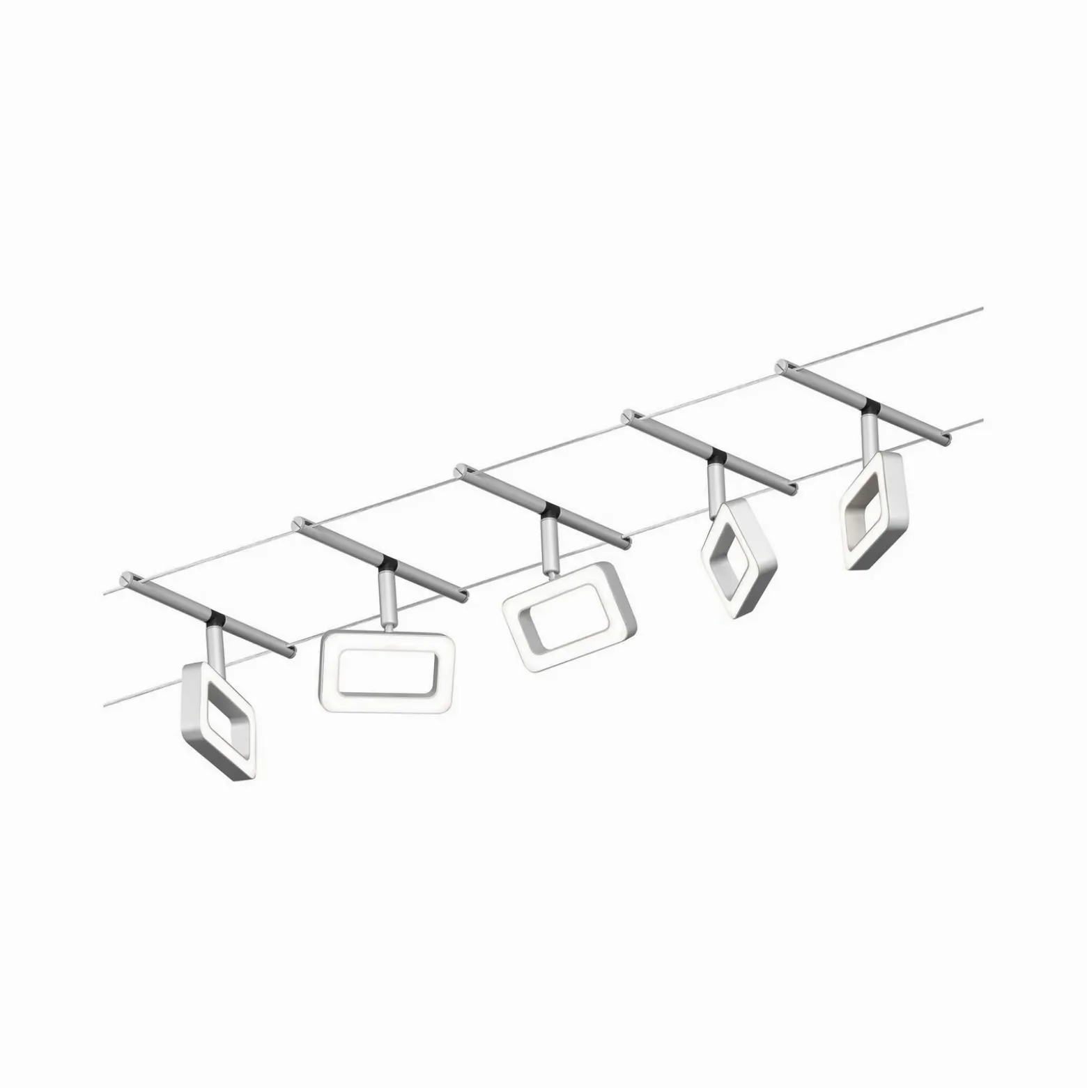 Paulmann Frame sobre cable LED 5 luces cromo mate