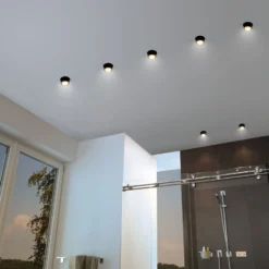 Paulmann Gil empotrado LED negro mate/oro set 3 ud