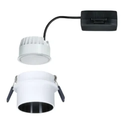 Paulmann Gil LED empotrable blanco/negro mate