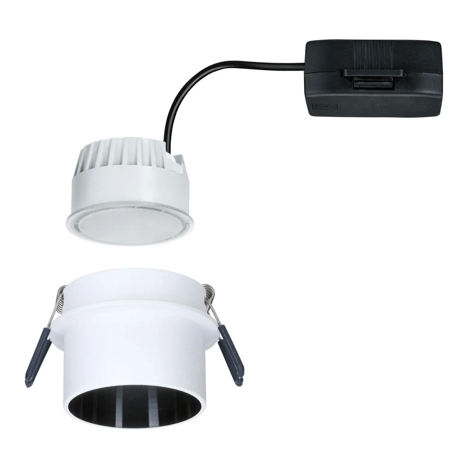 Paulmann Gil LED empotrable blanco/negro mate