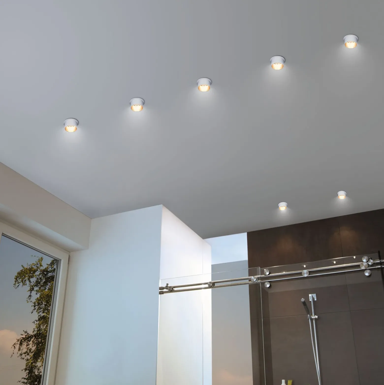 Paulmann Gil LED empotrable blanco mate/oro