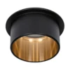 Paulmann Gil LED empotrable negro mate/oro