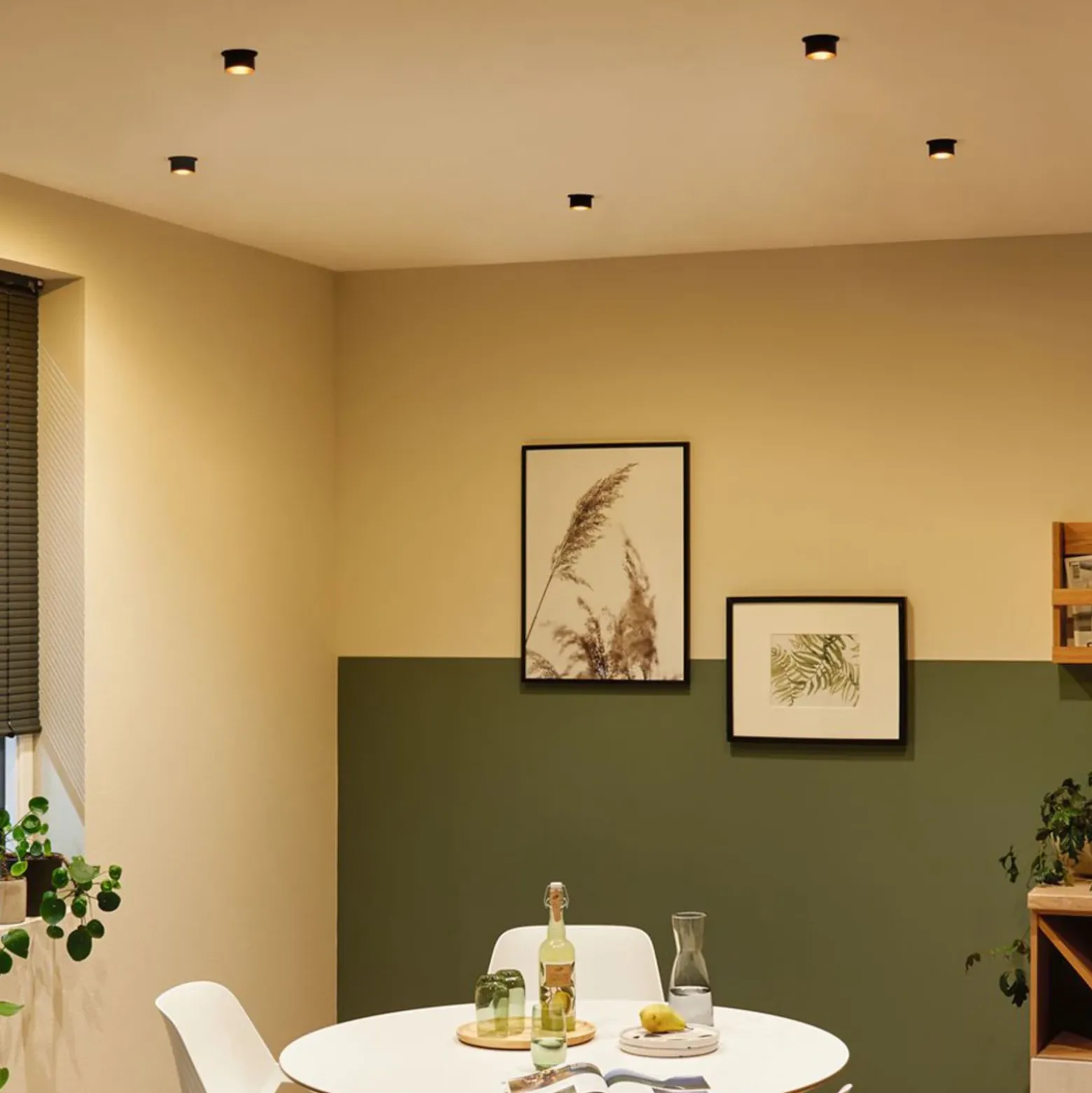 Paulmann Gil LED empotrable negro mate/oro