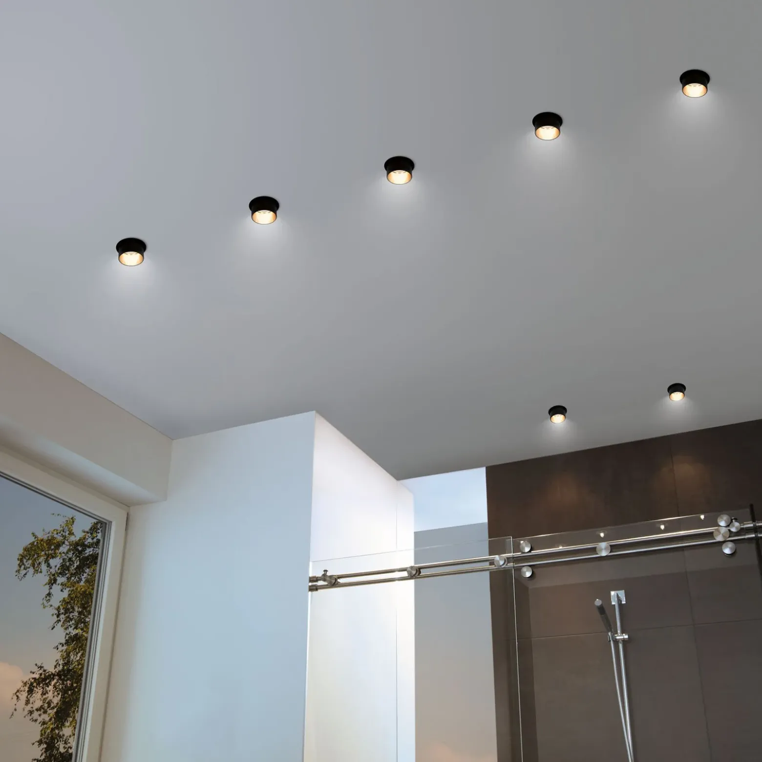 Paulmann Gil LED empotrable negro mate/oro