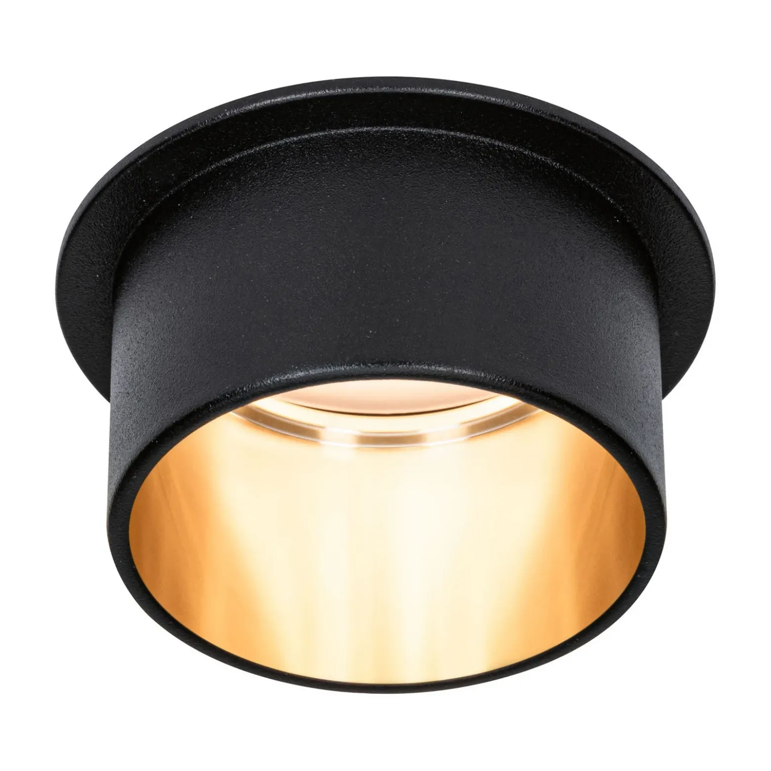 Paulmann Gil LED empotrable negro mate/oro