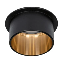 Paulmann Gil LED empotrable negro mate/oro