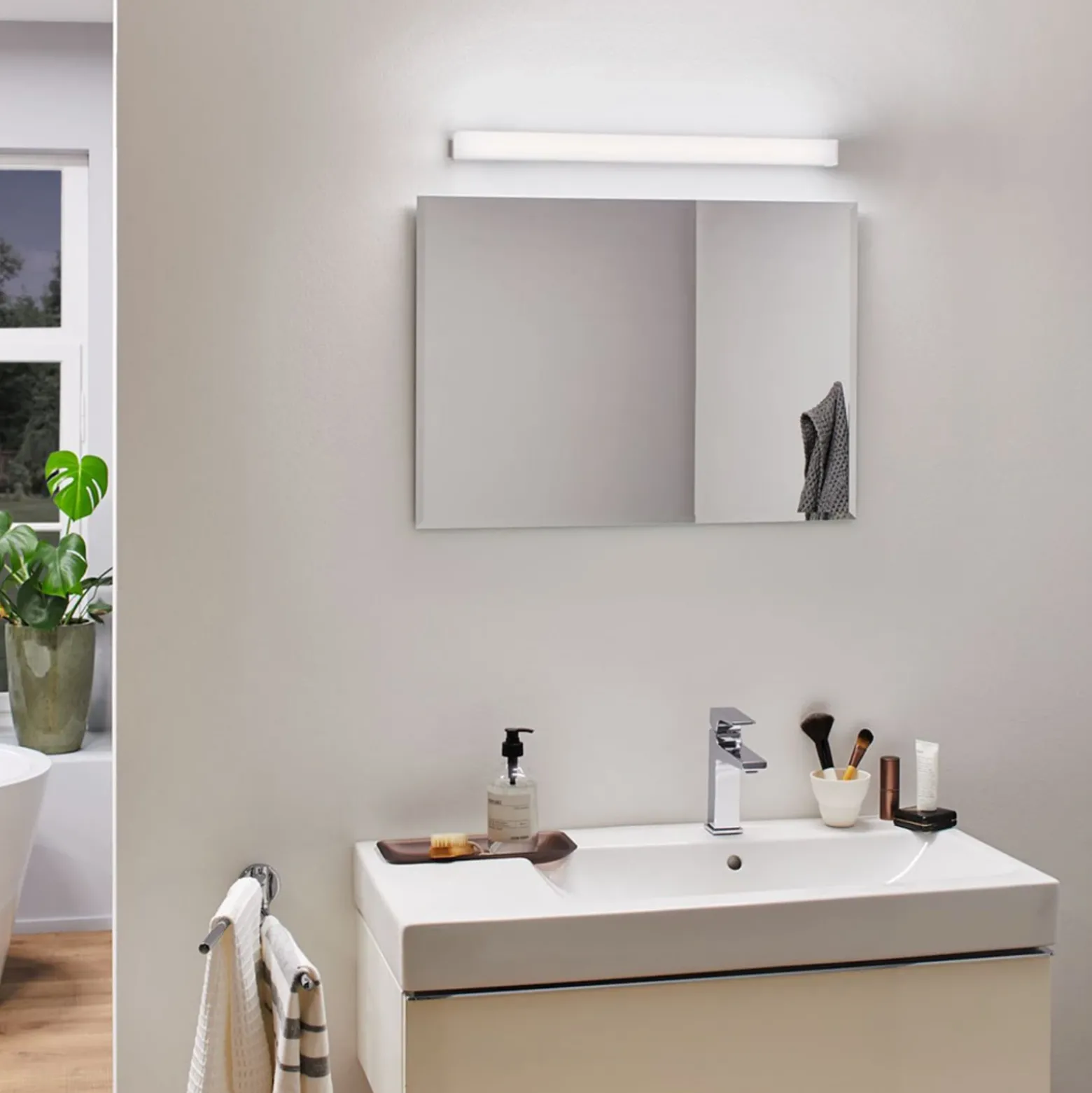 Paulmann HomeSpa Luno lámpara de espejo LED, 60 cm