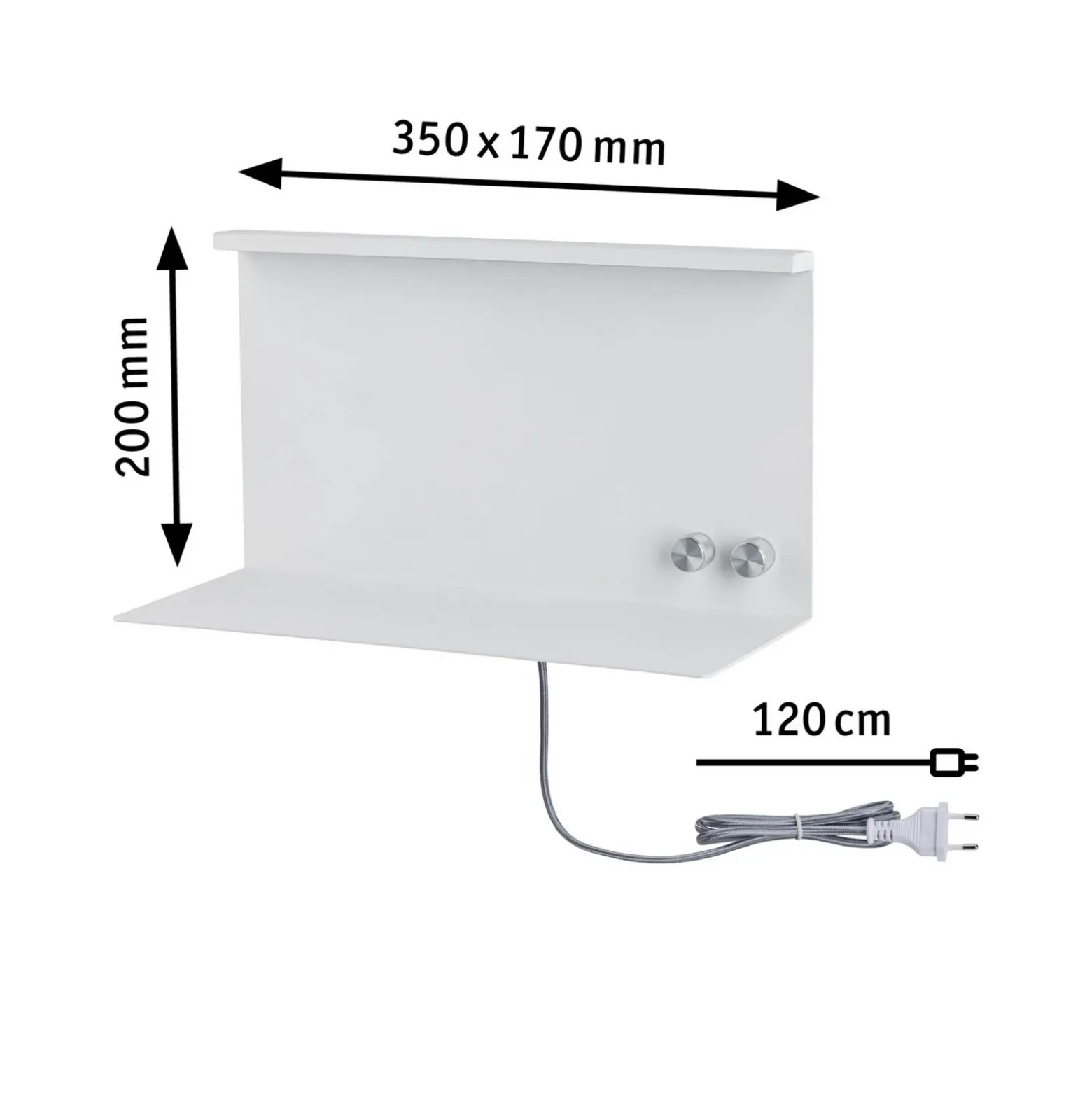 Paulmann Jarina LED lámpara de pared 2 luces