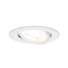 Paulmann, juego de 3 focos Nova redondos orientables, blanco mate, GU10, 2700 K
