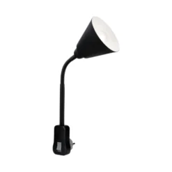 Paulmann Junus lámpara de enchufe con brazo flexible, negro