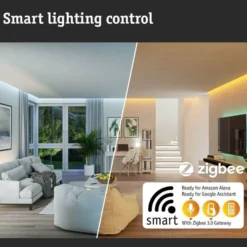 Paulmann LED empotrable Nova Coin Smart negro RGBW, juego de 3, 8,4 cm