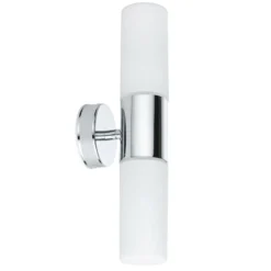 Paulmann Lenia aplique IP44 cromo/opalino 2 luces