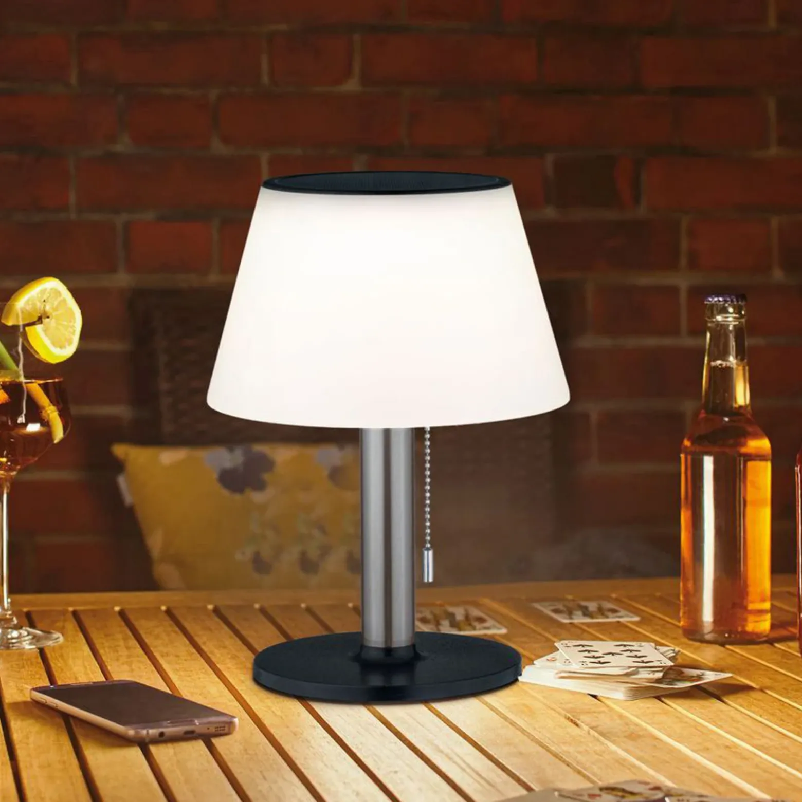 Paulmann Lillesol lámpara de mesa solar, exterior