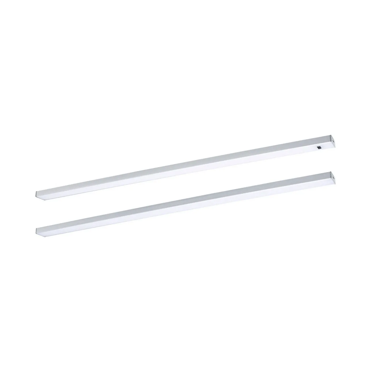 Paulmann Lámpara bajo mueble Inline, kit de inicio de 2 unidades, cromado, 55