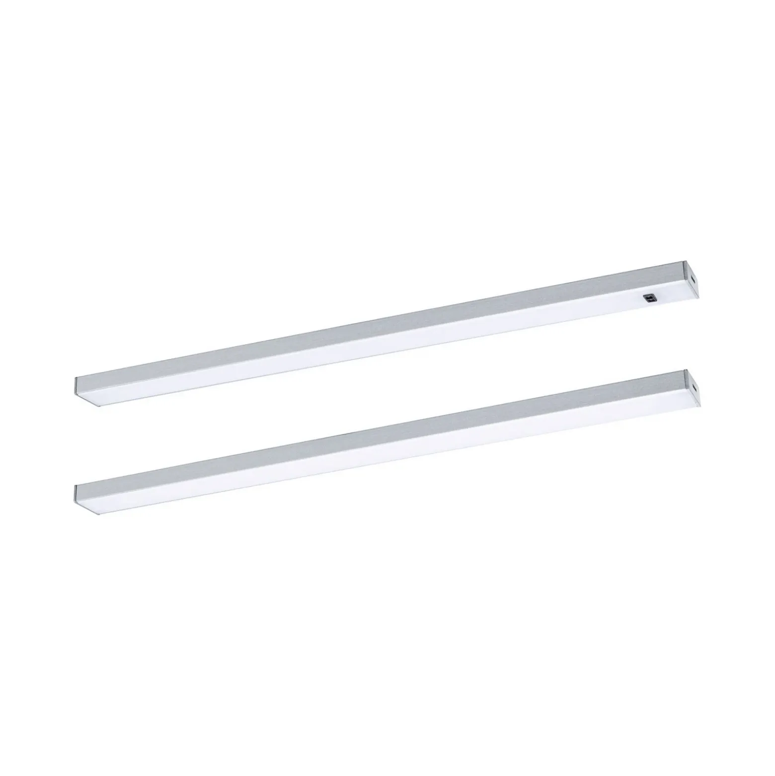 Paulmann Lámpara bajo mueble Inline, juego de inicio de 2 unidades, cromado, 35
