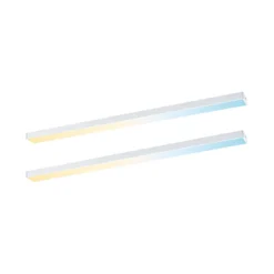 Paulmann lámpara bajo mueble Inline, ampliación de 2 unidades, blanco, 35 cm,
