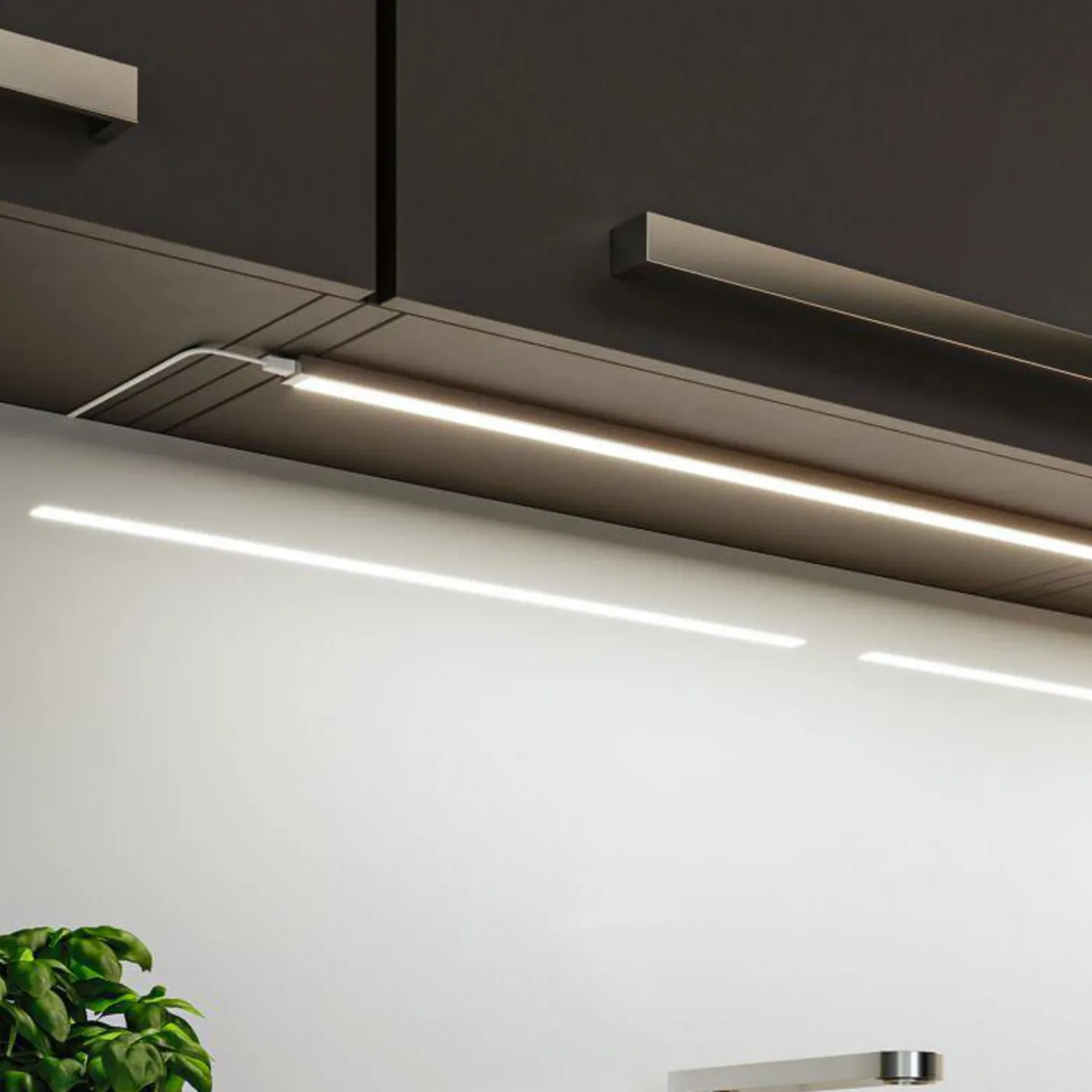 Paulmann lámpara bajo mueble Inline 2x ampliación cromado 35 cm 830