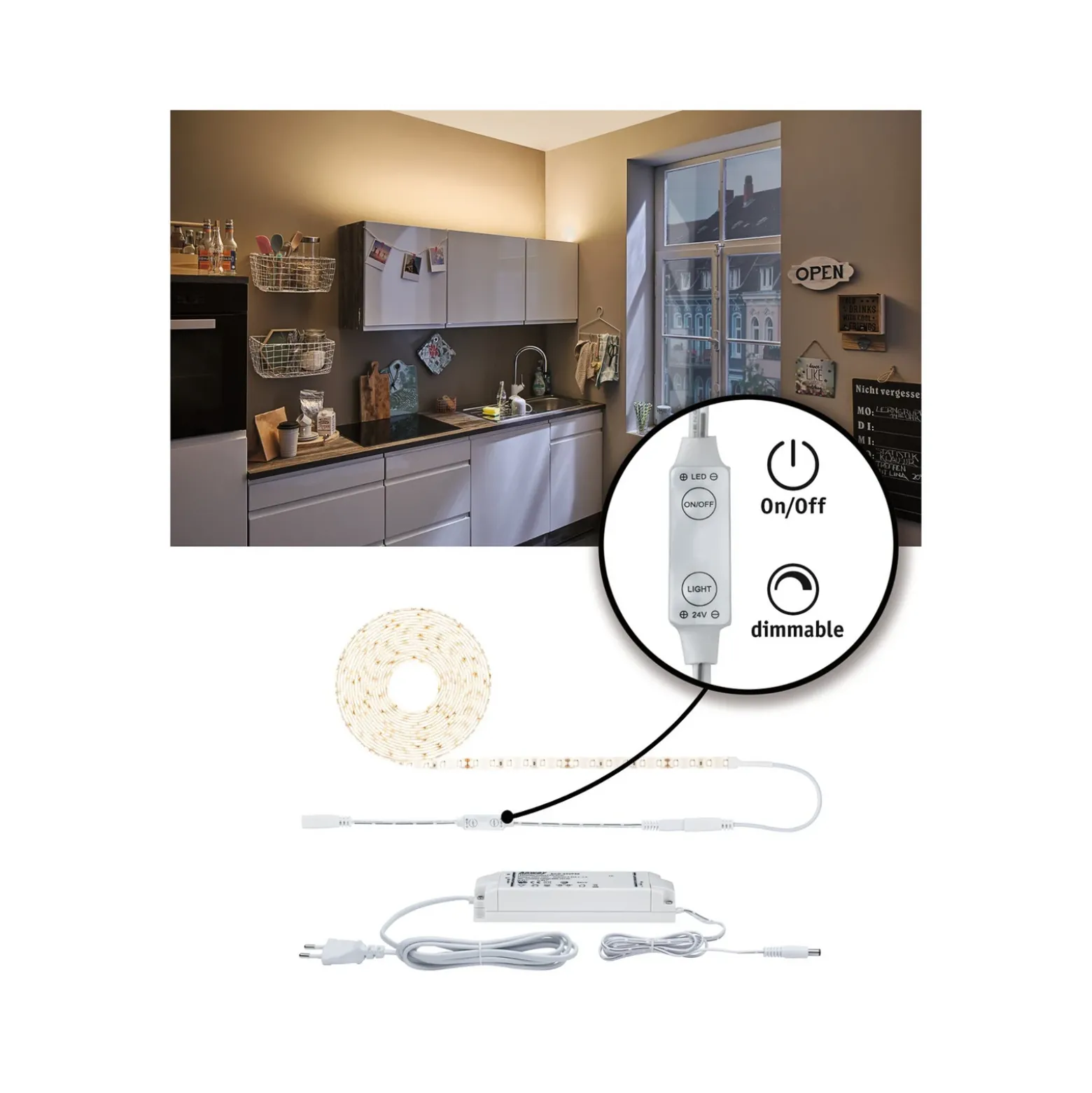 Paulmann Lámpara decorativa LED SimpLED 5 m, 3.000 K