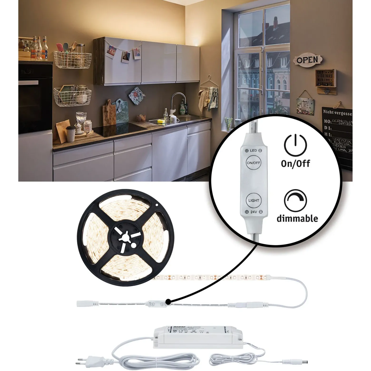 Paulmann Lámpara decorativa LED SimpLED 5 m, 3.000 K