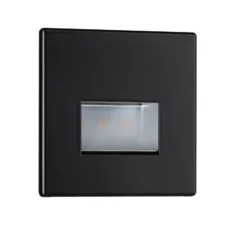 Paulmann lámpara de pared LED empotrable EDGE, negro