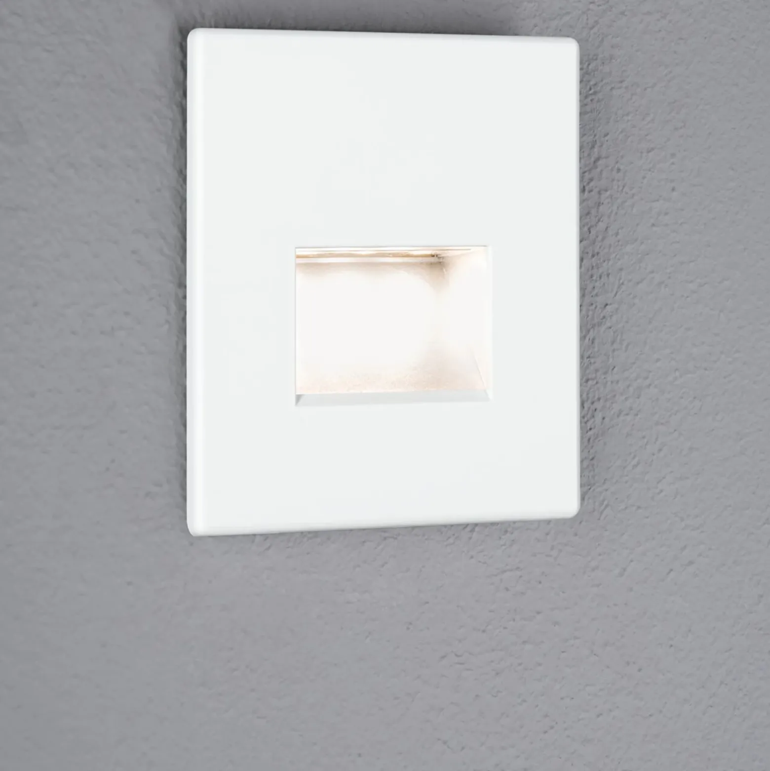 Paulmann lámpara de pared LED empotrable EDGE, blanco