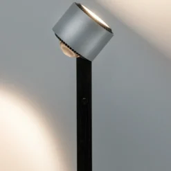 Paulmann lámpara de pie LED Aldan, metal, regulable, atenuable