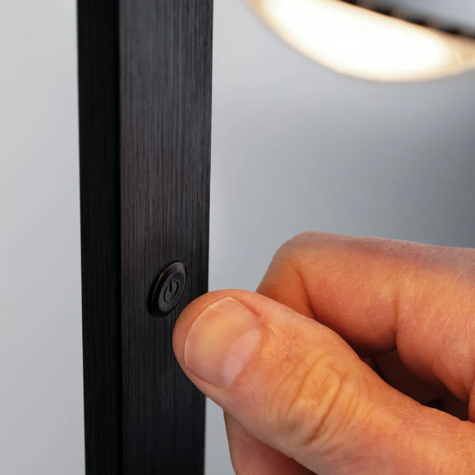 Paulmann lámpara de pie LED Aldan, metal, regulable, atenuable