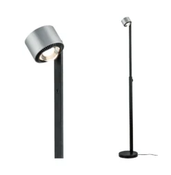 Paulmann lámpara de pie LED Aldan, metal, regulable, atenuable