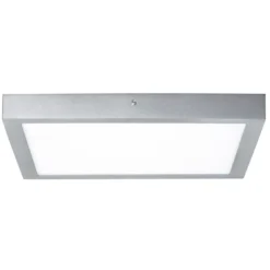 Paulmann Lunar panel LED, angular, cromo, 40x40cm